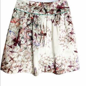 Lovely Ted Baker Printed Dragonfly Skirt! ❤️💋❤️